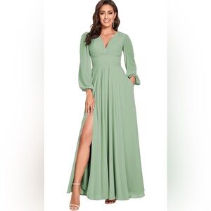 Dusty Sage Bridesmaid Dress